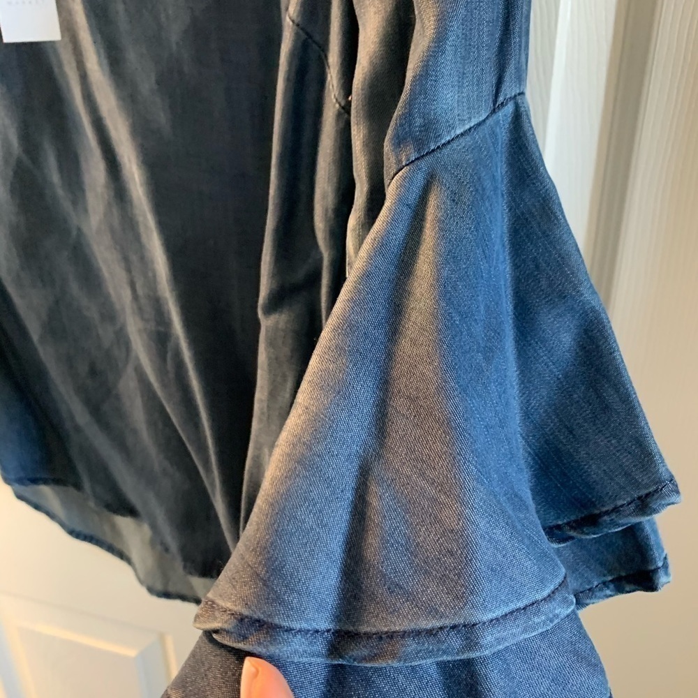 New - tencel fabric - Whbm blouse - Picture 2 of 3